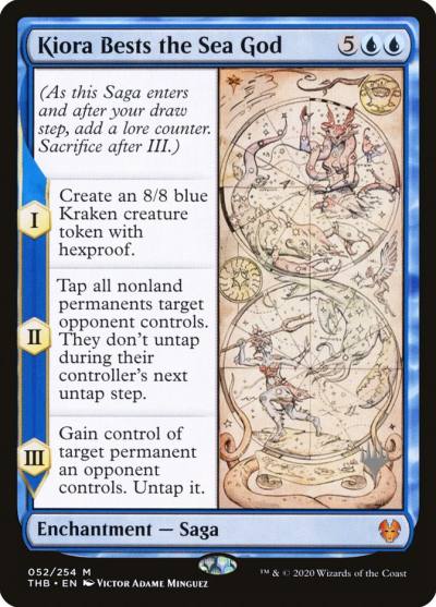 Kiora Bests the Sea God PTHB-52P Theros Beyond Death Promos Magic card