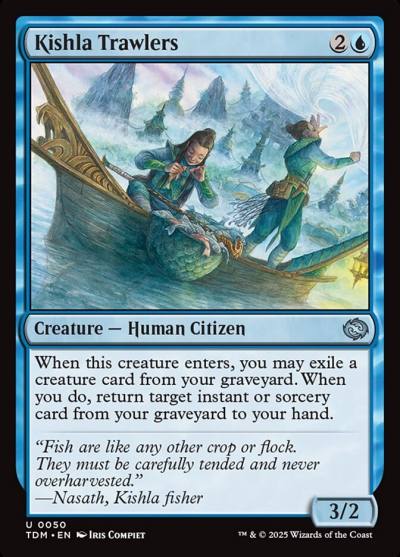 Kishla Trawlers 50 Tarkir: Dragonstorm Magic card
