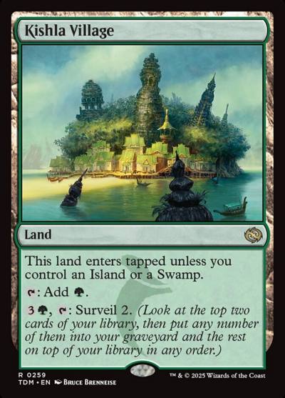 Kishla Village TDM-259 Tarkir: Dragonstorm Magic card