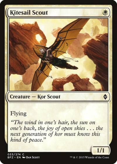 Kitesail Scout BFZ-33 Battle for Zendikar Magic card