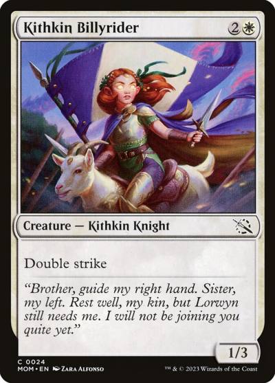 Kithkin Billyrider 24 March of the Machine Magic card