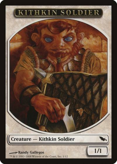 Kithkin Soldier TSHM-1 Shadowmoor Tokens Magic card