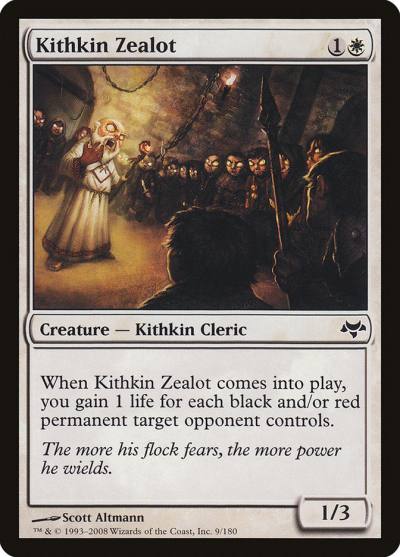 Kithkin Zealot EVE-9 Eventide Magic card