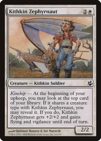 Kithkin Zephyrnaut MOR-16 Morningtide Magic card