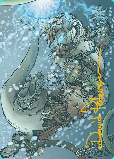 Kitsa, Otterball Elite // Kitsa, Otterball Elite ABLB-42 Bloomburrow Art Series Magic card
