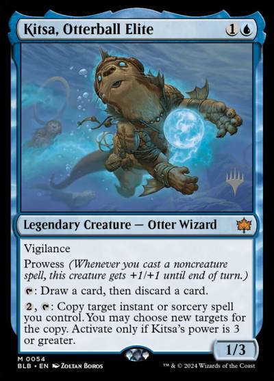 Kitsa, Otterball Elite PBLB-54P Bloomburrow Promos Magic card