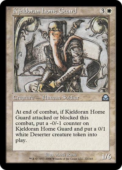 Kjeldoran Home Guard ME2-22 Masters Edition II Magic card