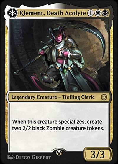 Klement, Death Acolyte HBG-1B Alchemy Horizons: Baldur's Gate Magic card