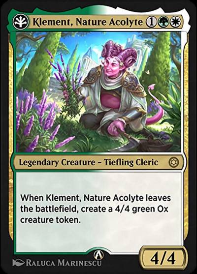 Klement, Nature Acolyte HBG-1G Alchemy Horizons: Baldur's Gate Magic card