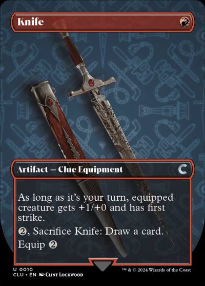 Knife CLU-10 Ravnica: Clue Edition Magic card