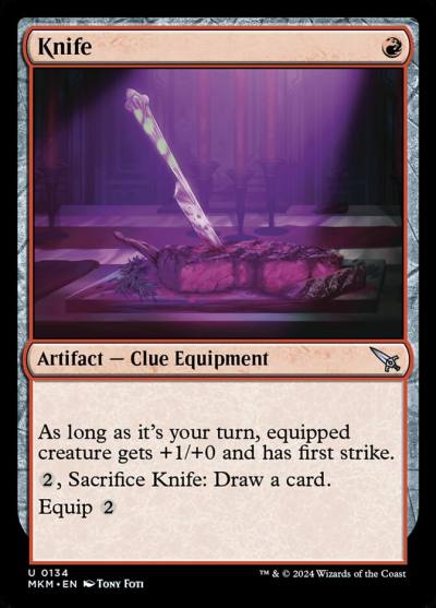 Knife MKM-134 Murders at Karlov Manor Magic card
