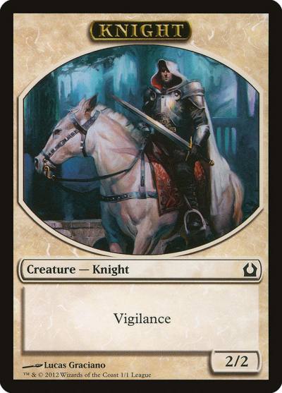 Knight L12-2 League Tokens 2012 Magic card
