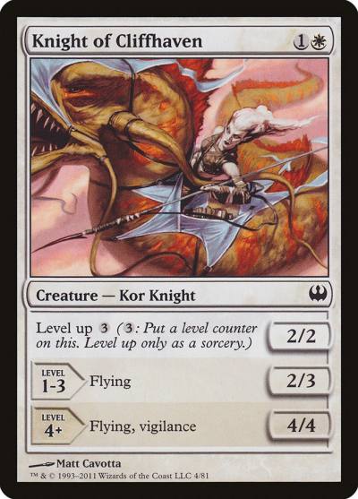Knight of Cliffhaven DDG-4 Duel Decks: Knights vs. Dragons Magic card