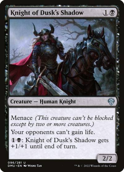 Knight of Dusk's Shadow 96 Dominaria United Magic card