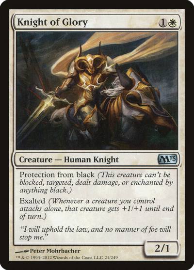 Knight of Glory 21 Magic 2013 Magic card
