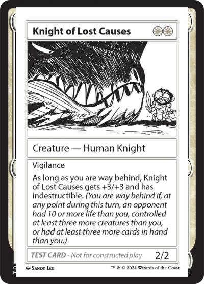Knight of Lost Causes MB2-518 Mystery Booster 2 Magic card