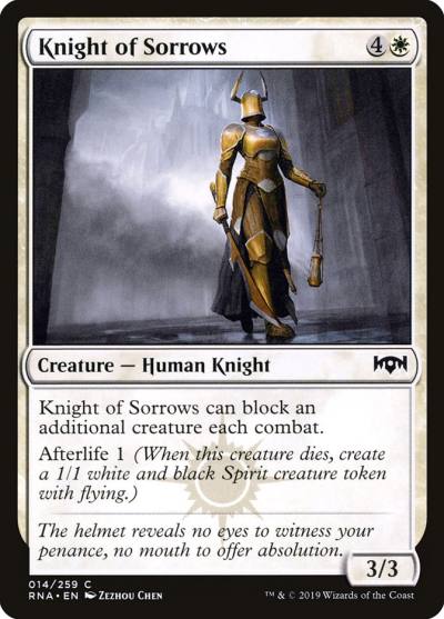 Knight of Sorrows RNA-14 Ravnica Allegiance Magic card