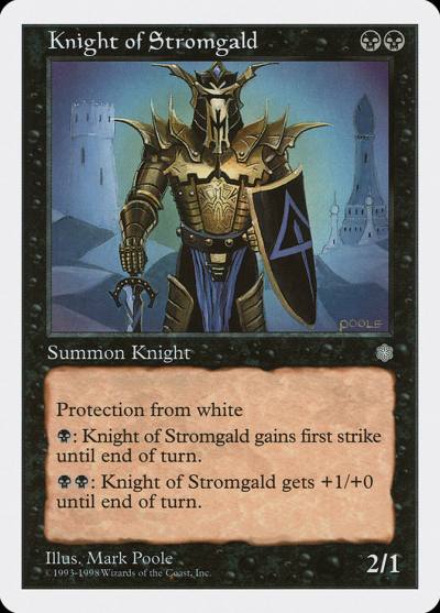 Knight of Stromgald ATH-26 Anthologies Magic card