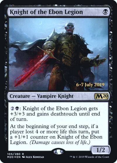 Knight of the Ebon Legion PM20-105S Core Set 2020 Promos Magic card