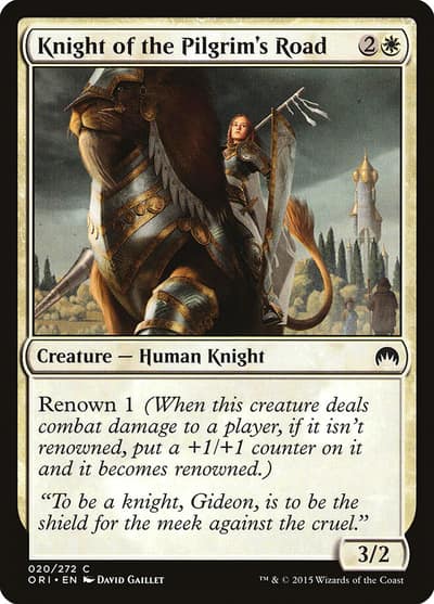 Knight of the Pilgrim's Road 20 Magic Origins Magic card