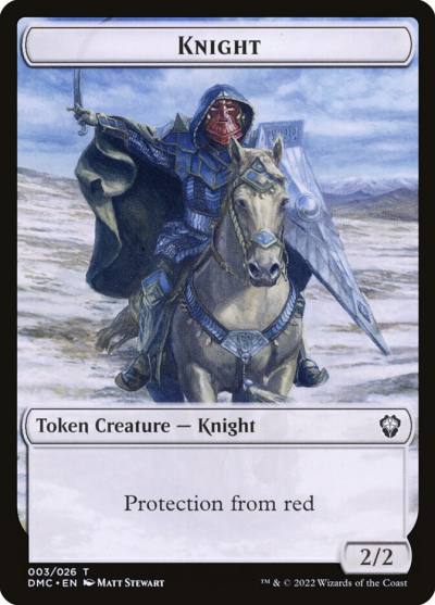 Knight TDMU-3 Dominaria United Tokens Magic card