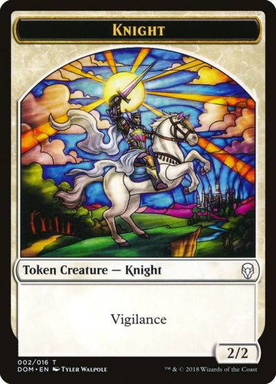 Knight TDOM-2 Dominaria Tokens Magic card