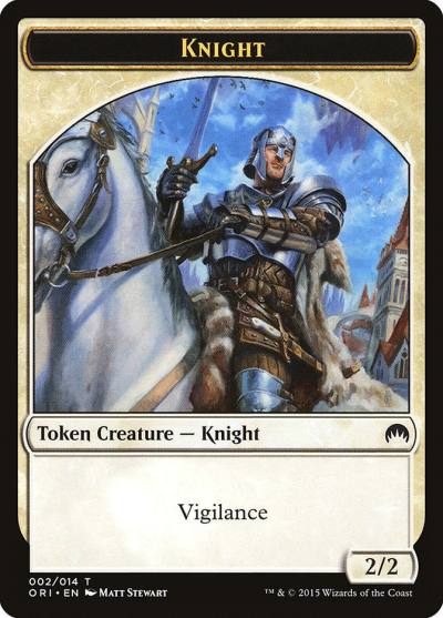Knight TORI-2 Magic Origins Tokens Magic card