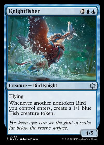 Knightfisher BLB-55 Bloomburrow Magic card