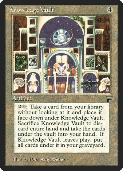 Knowledge Vault LEG-281 Legends Magic card