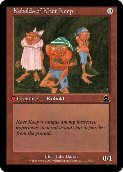 Kobolds of Kher Keep ME3-107 Masters Edition III Magic card