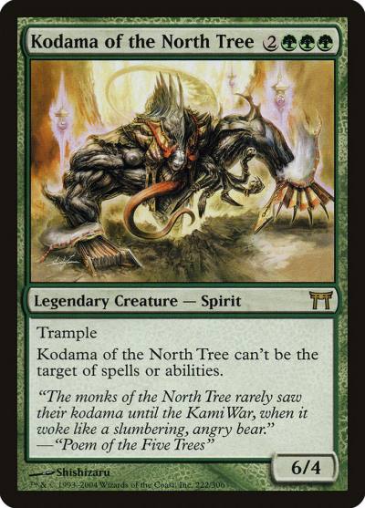 Kodama of the North Tree 222 Champions of Kamigawa Magic card