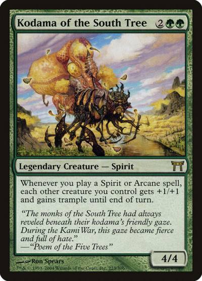 Kodama of the South Tree 223 Champions of Kamigawa Magic card