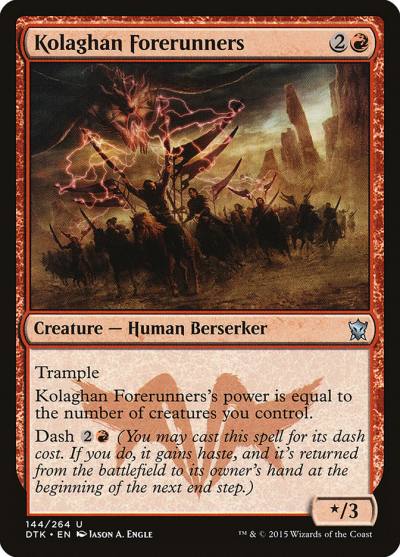 Kolaghan Forerunners 144 Dragons of Tarkir Magic card