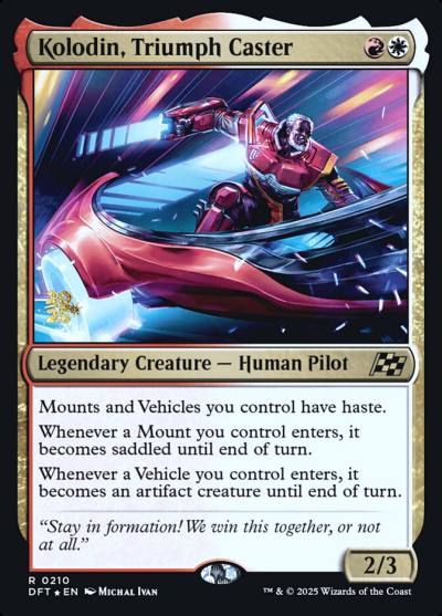 Kolodin, Triumph Caster PDFT-210S Aetherdrift Promos Magic card