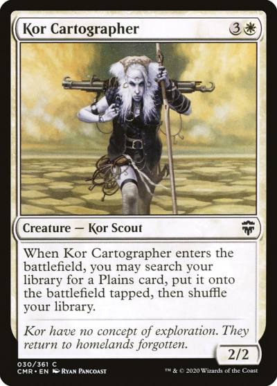 Kor Cartographer CMR-30 Commander Legends Magic card