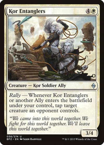 Kor Entanglers 36 Battle for Zendikar Magic card