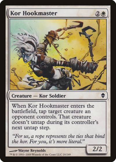 Kor Hookmaster ZEN-20 Zendikar Magic card