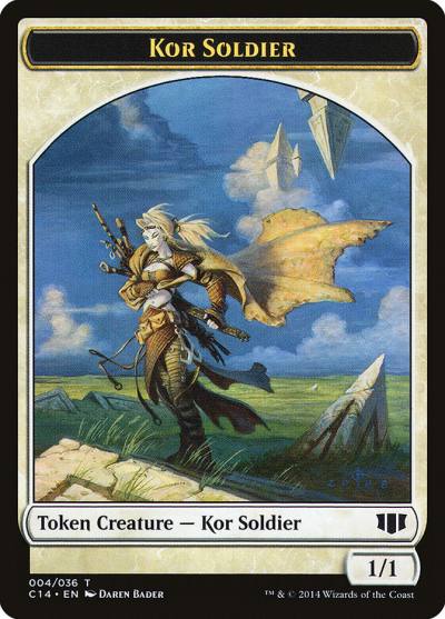 Kor Soldier TC14-4 Commander 2014 Tokens Magic card