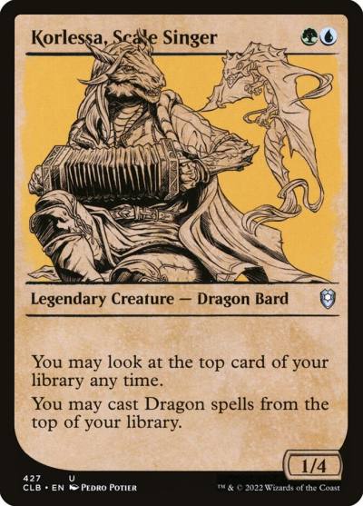 Korlessa, Scale Singer CLB-427 Commander Legends: Battle for Baldur's Gate Magic card