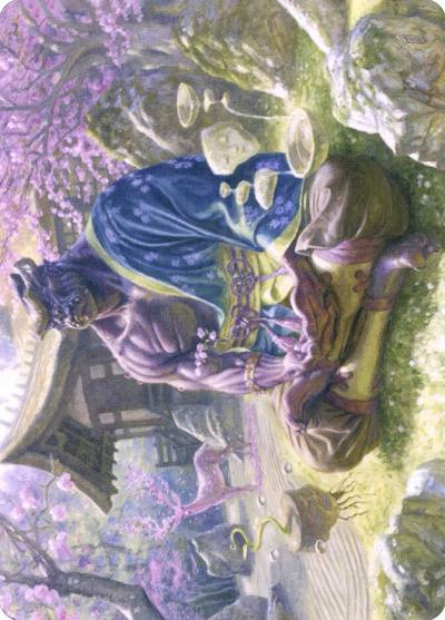 Kosei, Penitent Warlord // Kosei, Penitent Warlord ANEO-8 Neon Dynasty Art Series Magic card