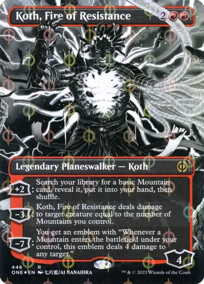 Koth, Fire of Resistance ONE-446 Phyrexia: All Will Be One Magic card
