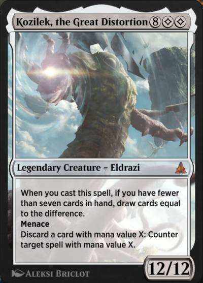 Kozilek, the Great Distortion EA2-1 Explorer Anthology 2 Magic card