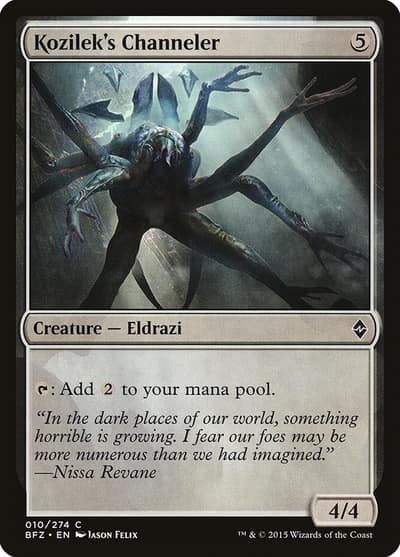 Kozilek's Channeler 10 Battle for Zendikar Magic card