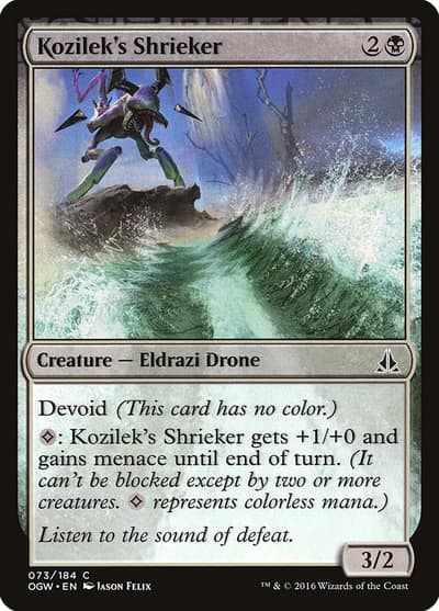 Kozilek's Shrieker 73 Oath of the Gatewatch Magic card