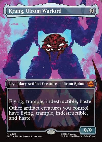 Krang, Utrom Warlord TMT-221 Teenage Mutant Ninja Turtles Magic card