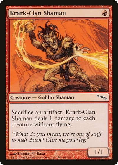 Krark-Clan Shaman 98 Mirrodin Magic card