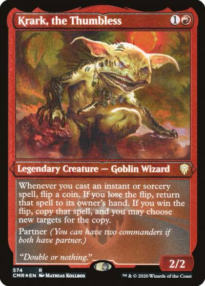 Krark, the Thumbless CMR-574 Commander Legends Magic card