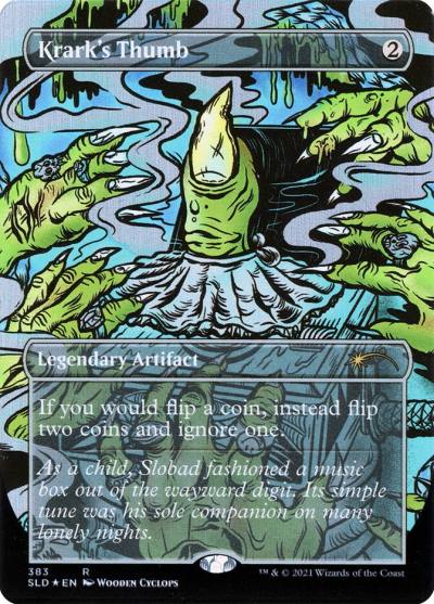Krark's Thumb // Krark's Thumb SLD-383 Secret Lair Drop Magic card