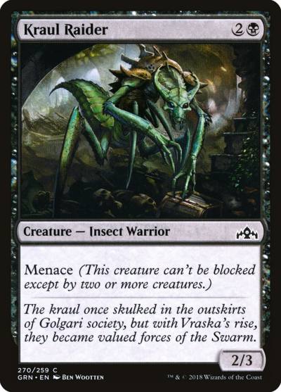 Kraul Raider 270 Guilds of Ravnica Magic card