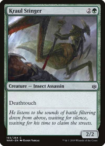 Kraul Stinger 165 War of the Spark Magic card